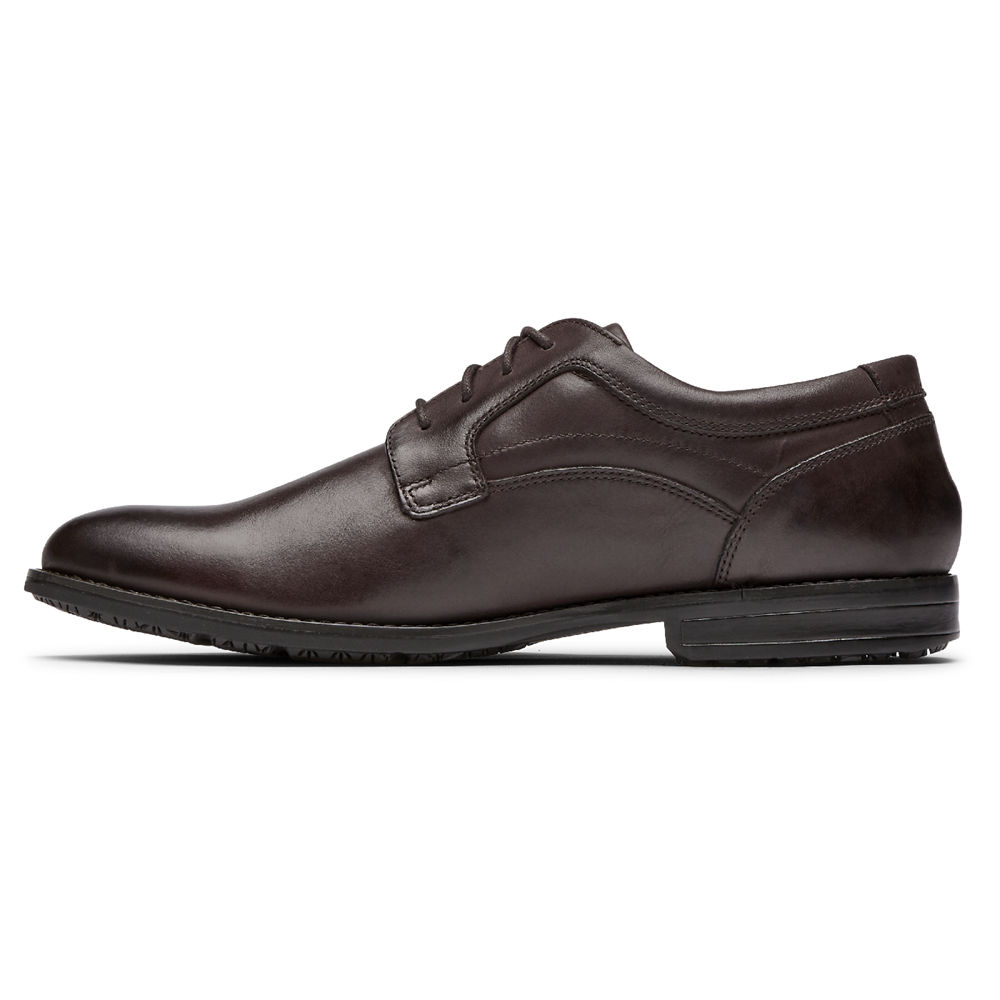 Rockport Oxfords For Mens Brown - Mykel Plain Toe - LF1572846